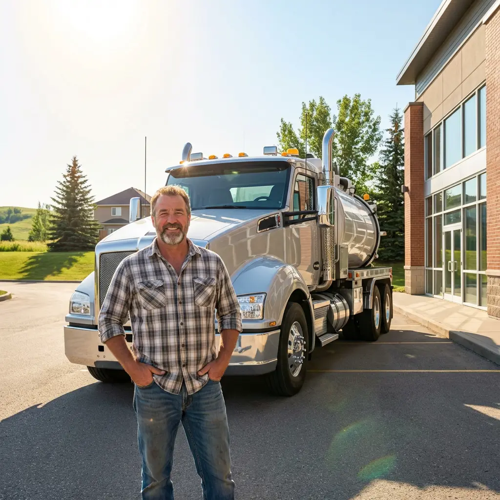 Self-Employed Business Owner Hydrovac