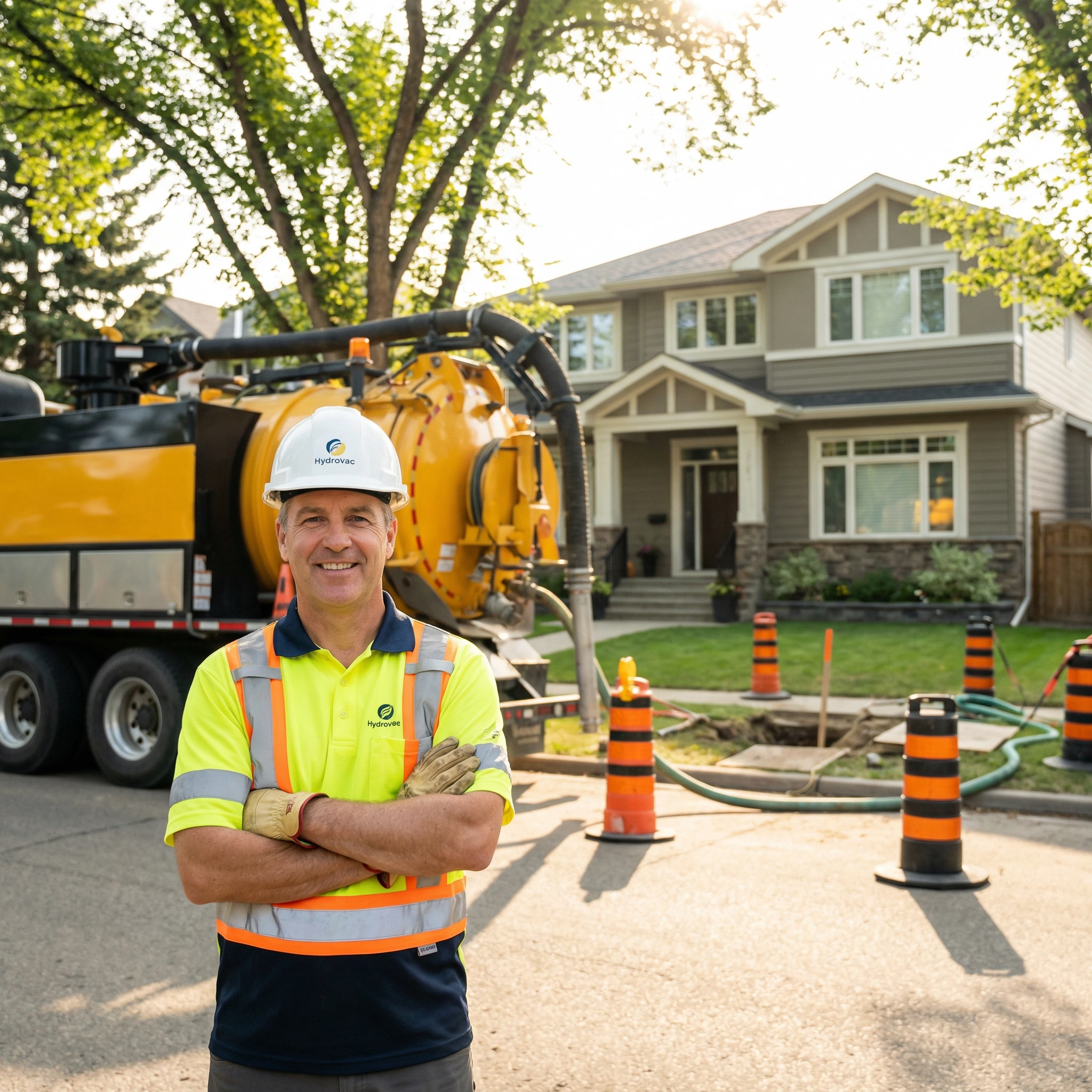 HydroVac Operation in Edmonton