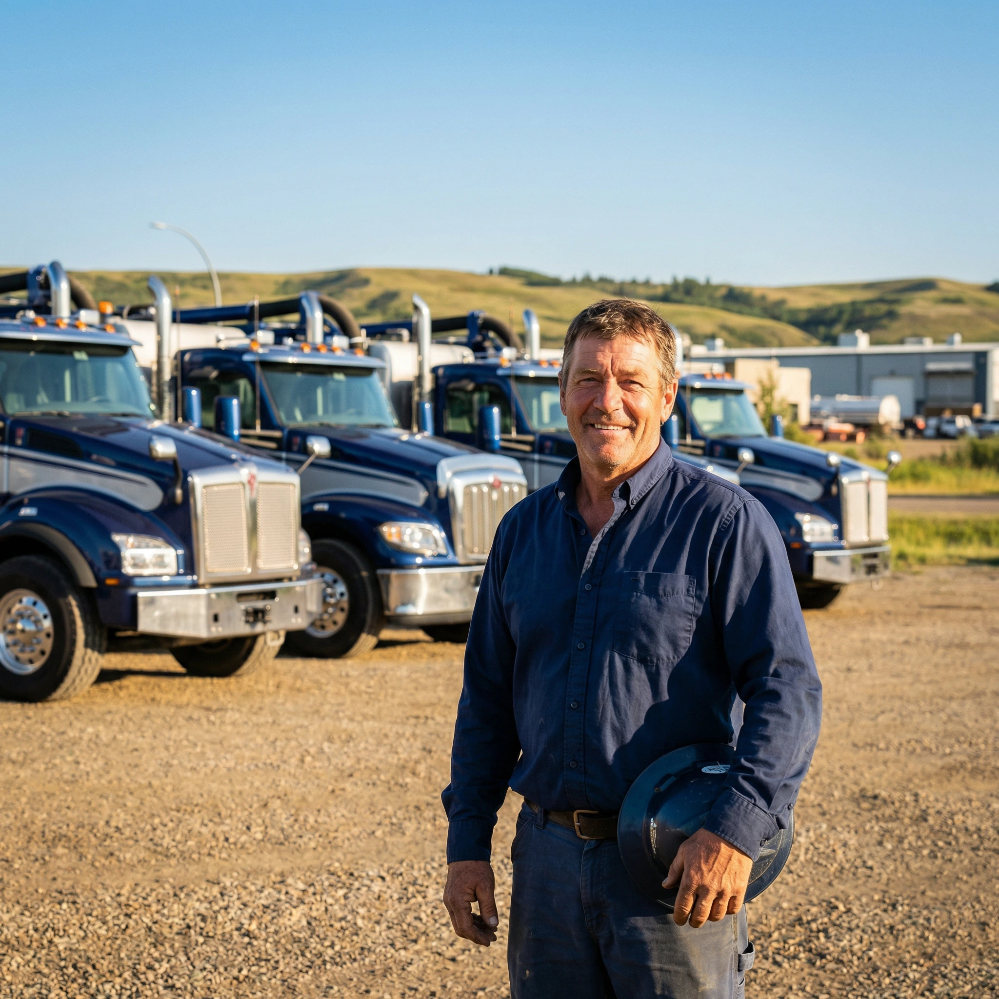 Trucking company owner in Red Deer Alberta